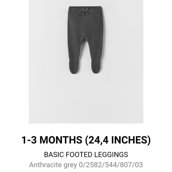 Baby Zara textured sweater and footed leggings set - Picture 4 of 4